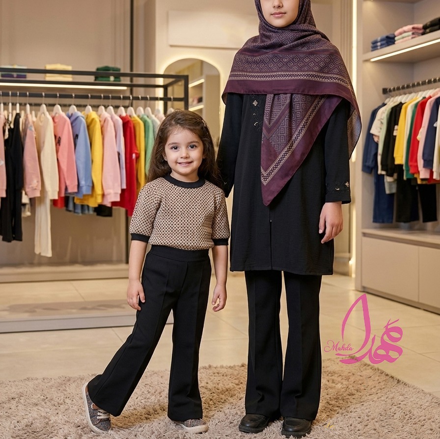 شلوار دمپای کرپ مازراتی دخترانه 4و5و6 ( ارسال رایگان)