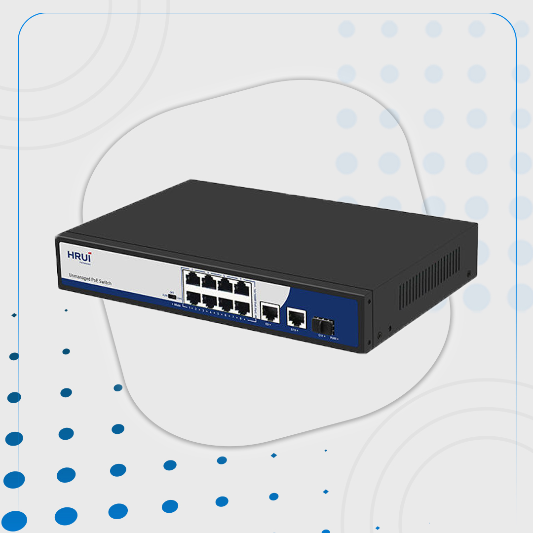 سوئیچ PoEگیگ HRUI HR901-AF-821GNS