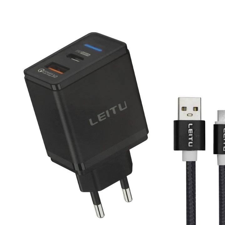 شارژر دیواری لیتو مدل LH-21 به همراه کابل