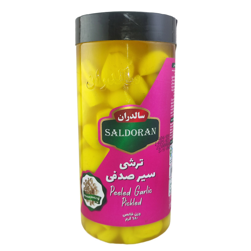 ترشی سیر صدفی سالدران - 680 گرم