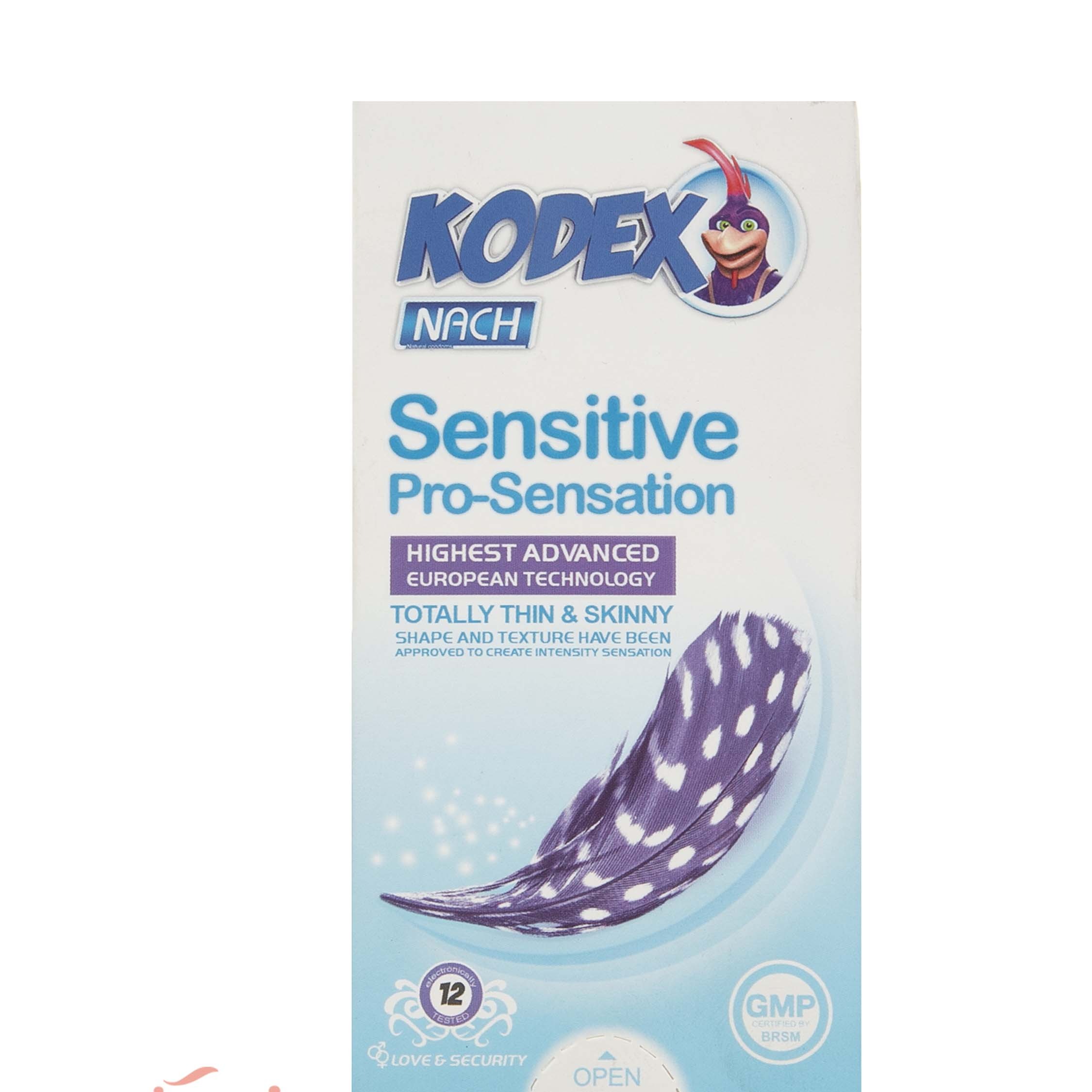 کاندوم کدکس مدل Sensitive Pro-Sensation بسته 12 عددی