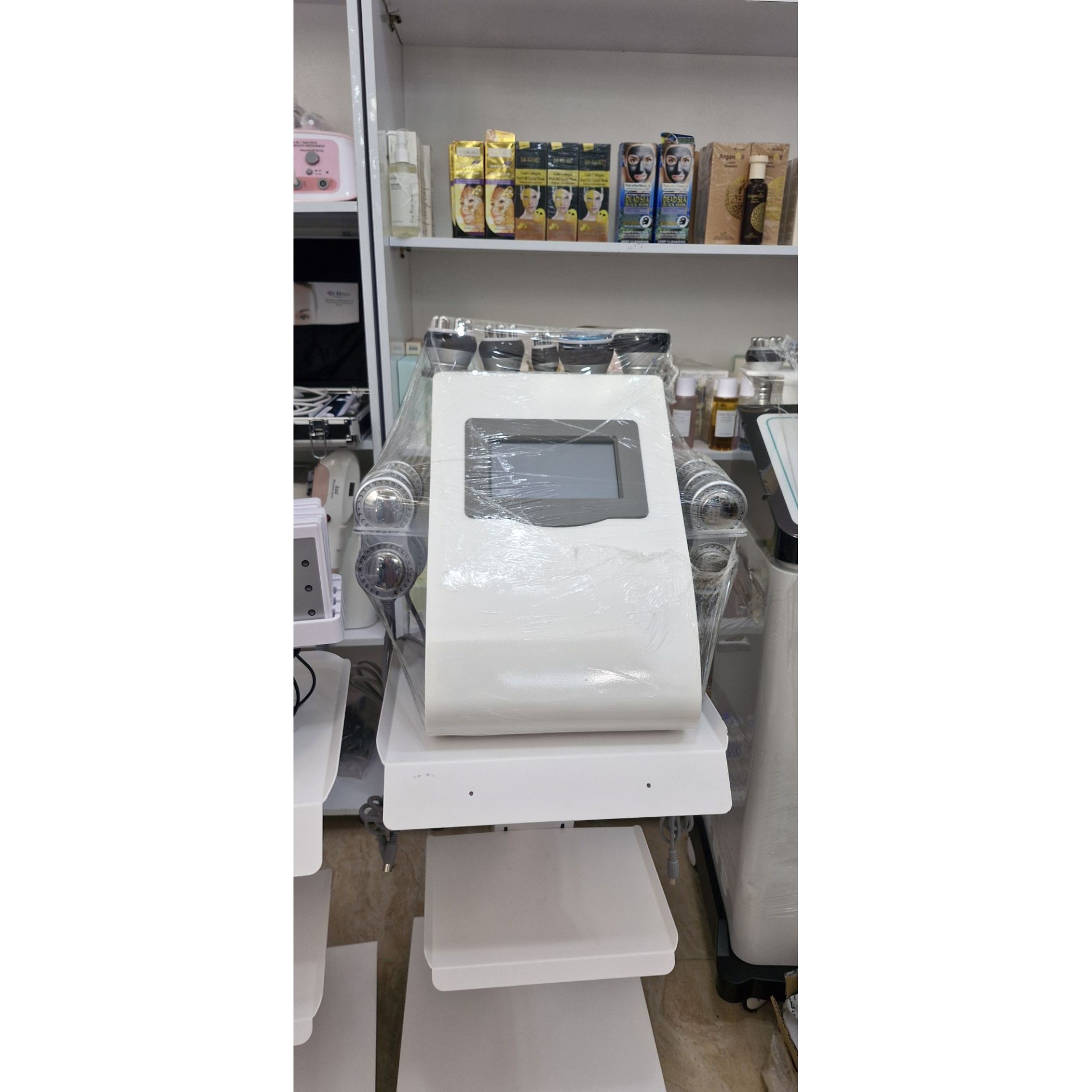 دستگاه لاغری آر اف کویتیشن 6 کاره 80K همراه پد EMS گرید A