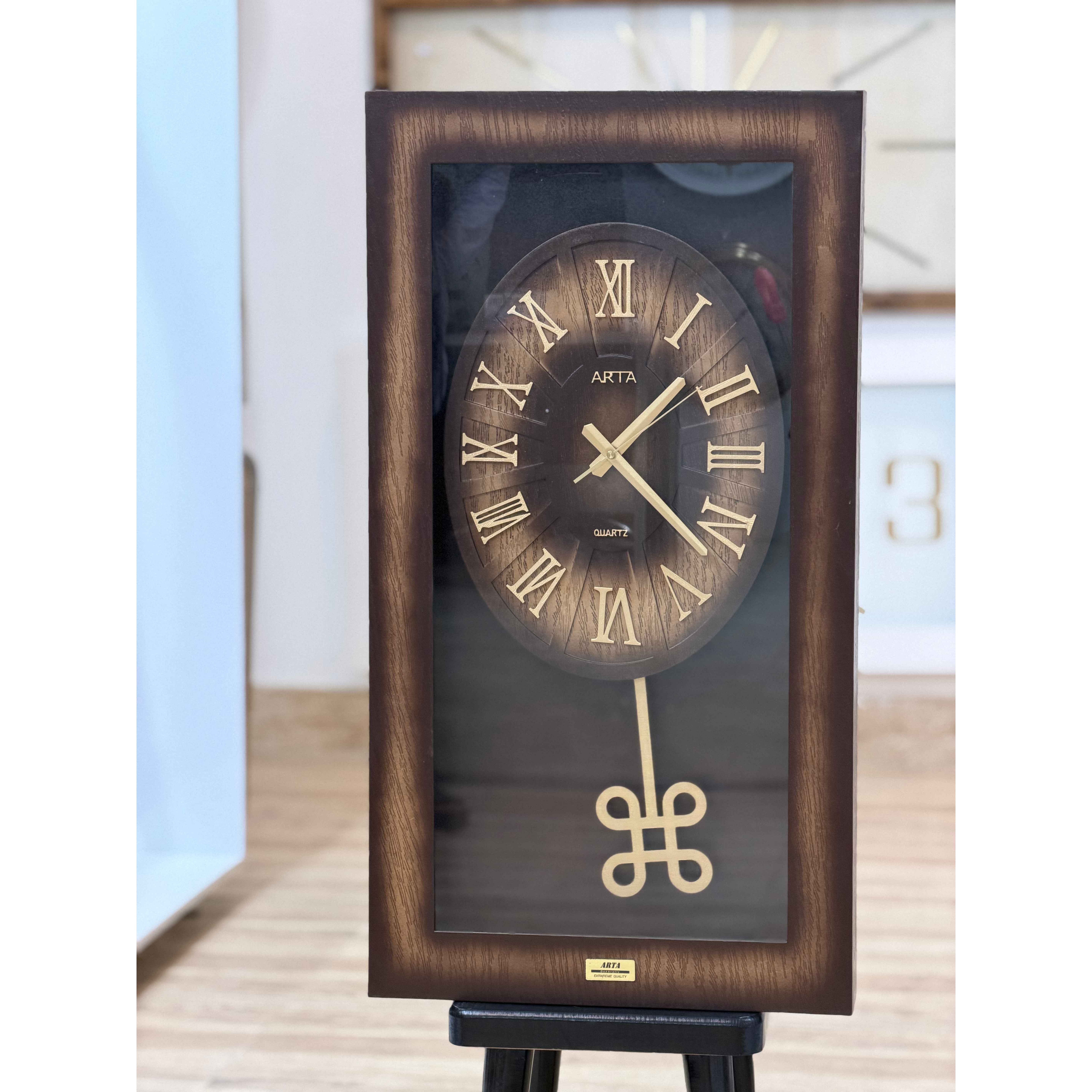 ساعت دیواری چوبی برند آرتا کد 888
