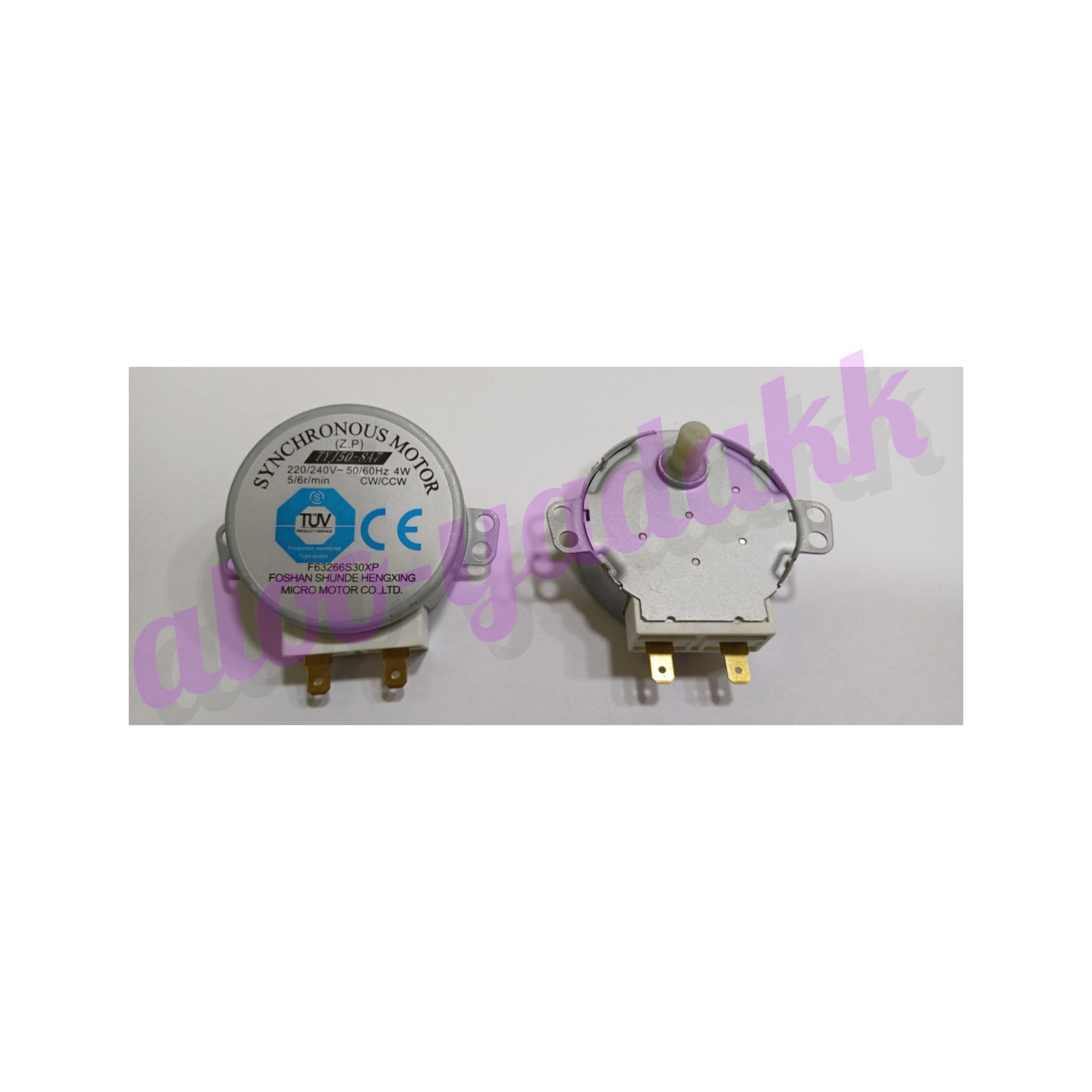 موتور گردان مایکروویو AC 220V شفت کوتاه موتور سینی گردان وارداتی درجه یک