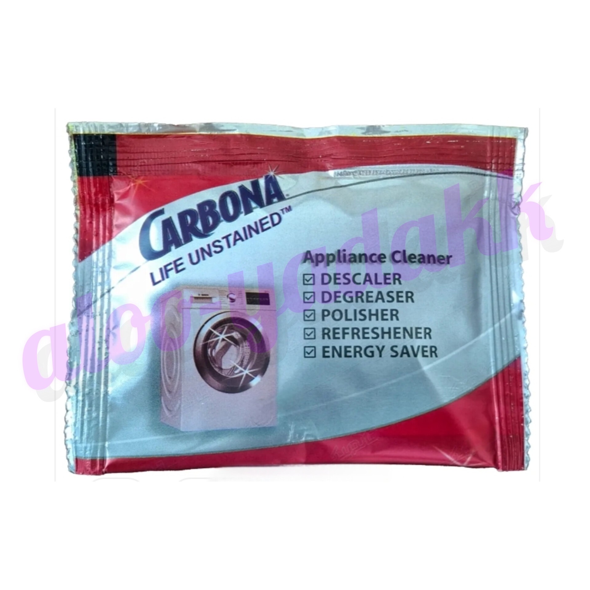 پودر جرمگیر ماشین لباسشویی و ماشین ظرفشویی ال جی Carbona یک عددی