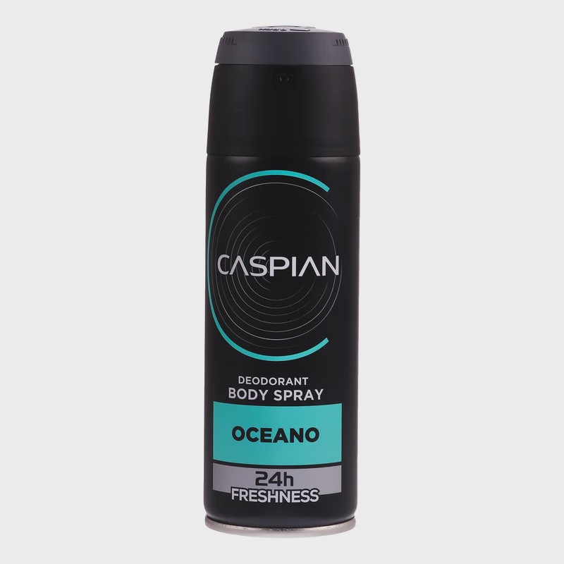 اسپری دئودورانت بدن مردانه کاسپین مدل OCEANO حجم 150 میلی لیتر