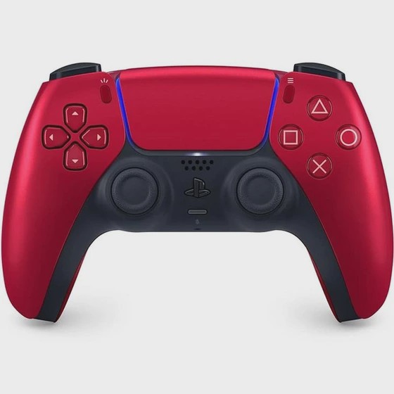 دسته PS5 طرح قرمز متالیک-استوک اورجینال-ضمانت اصل بودن