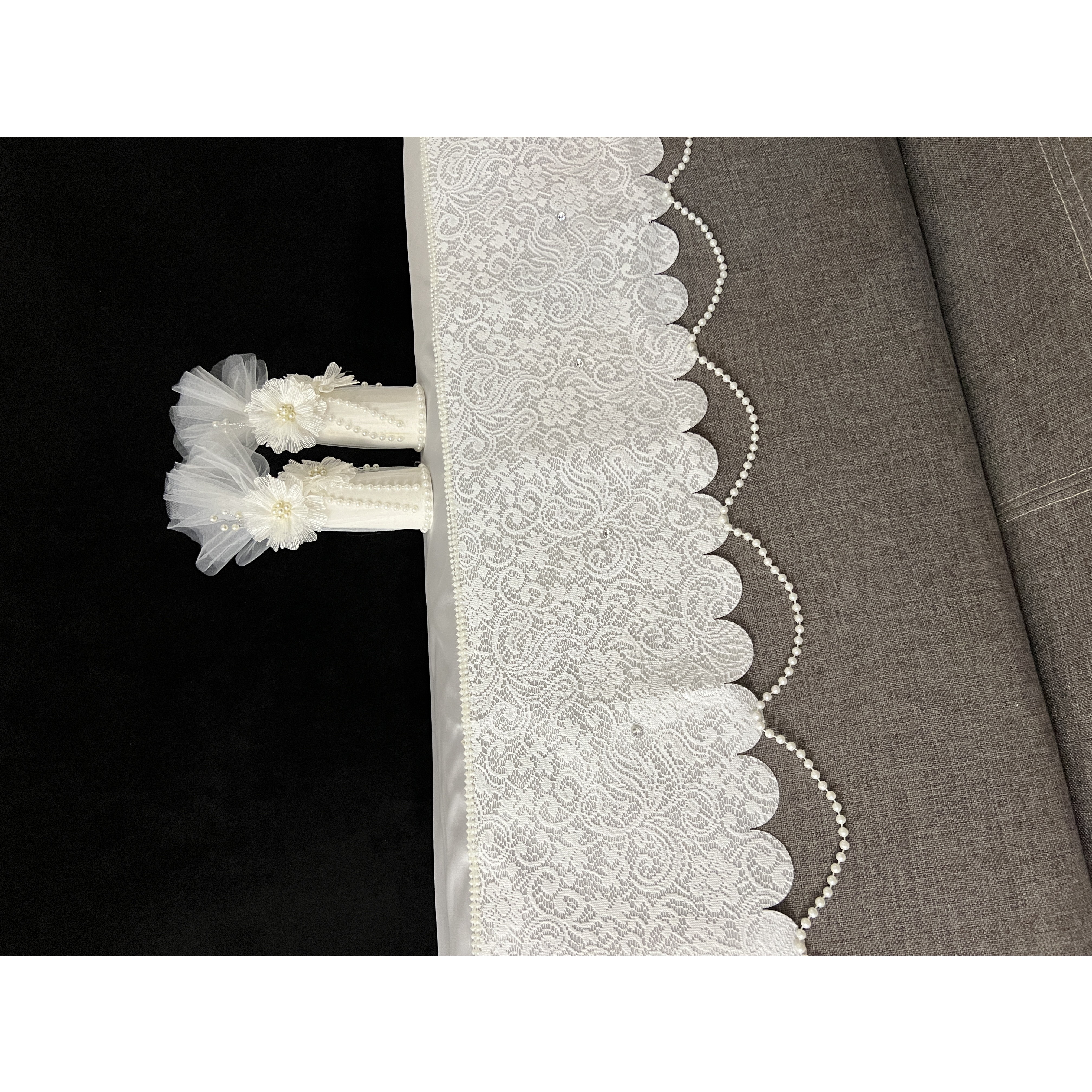 ست قند ساب و تور قندساب عروس و داماد 074