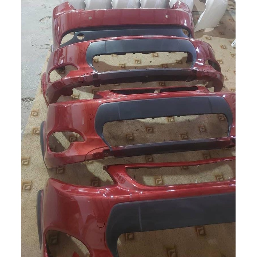 سپر عقب کوییک قرمز آلبالویی سایپا