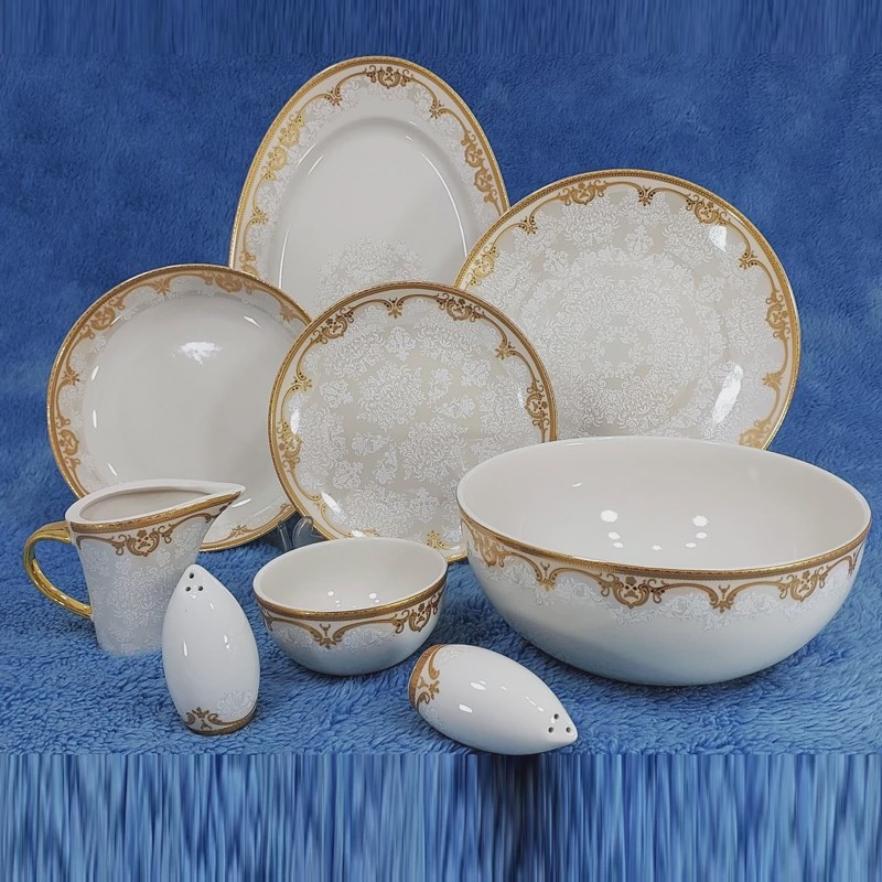 سرویس چینی 99 پارچه (12 نفره) پردیس کد 7008 ارسال رایگان