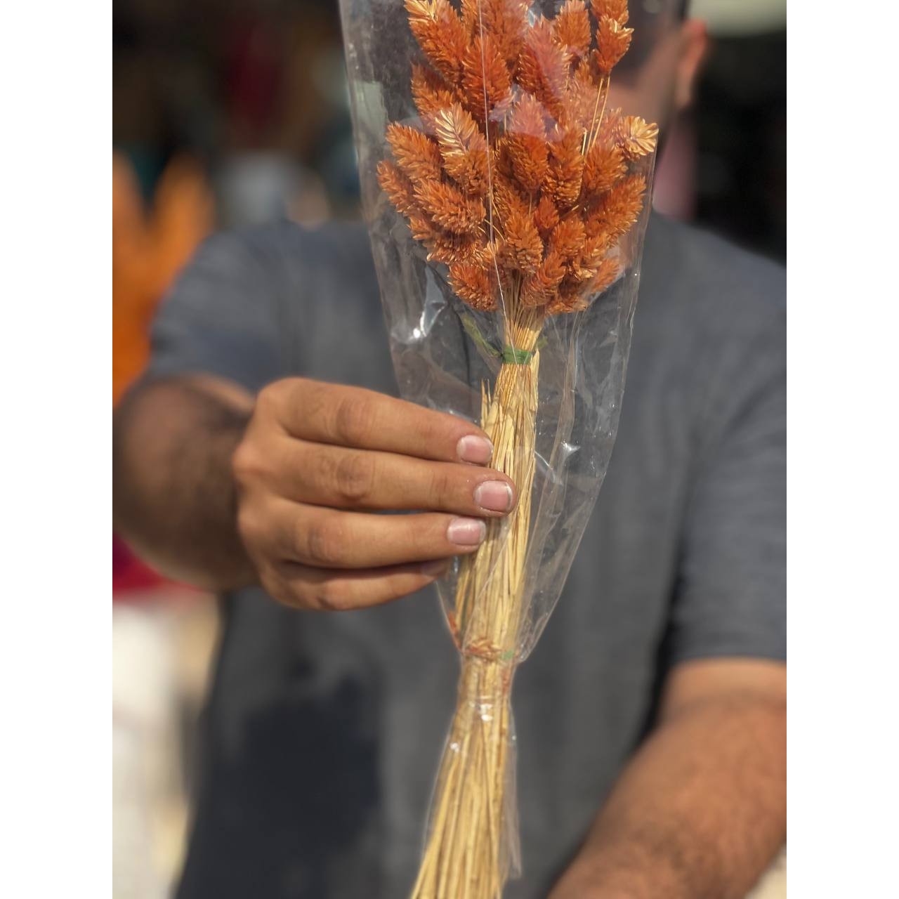 گل خشک توت فرنگی نارنجی