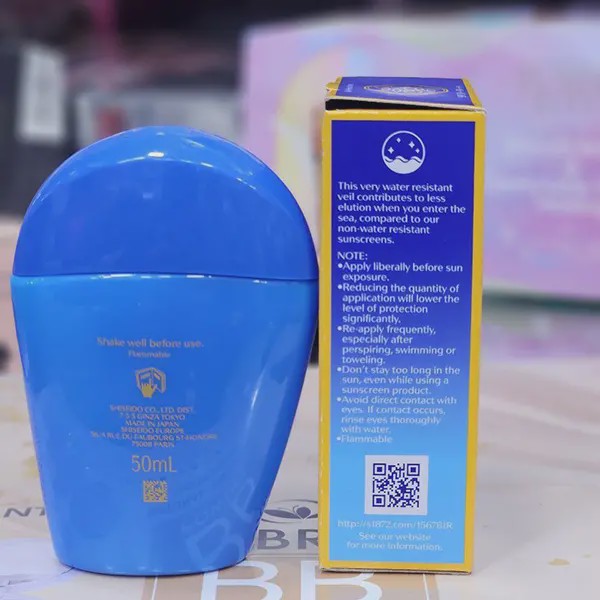 ضد آفتاب شیسدو SPF 50 حجم 50 میلی لیتر