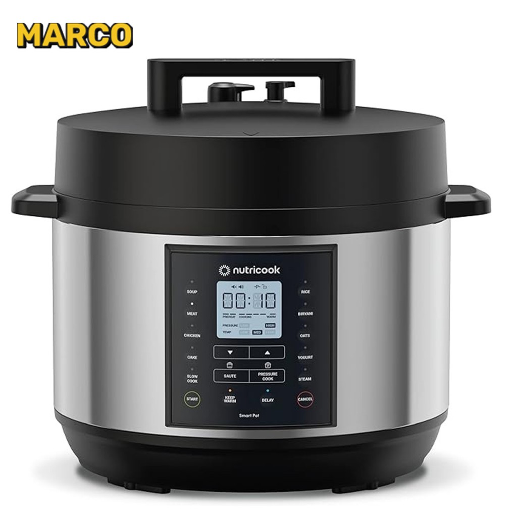 مولتی کوکر 9 کاره 9.5 لیتری NC-SP210L نوتریکوک ضمانت اصالت کالا و ارسال فوری و رایگان گارانتی 24 ماهه مارکو تجارت