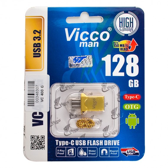 فلش مموری OTG ویکومن مدلVC400Gظرفیت 128 گیگابایت