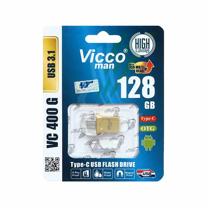 فلش مموری OTG ویکومن مدلVC400Gظرفیت 128 گیگابایت