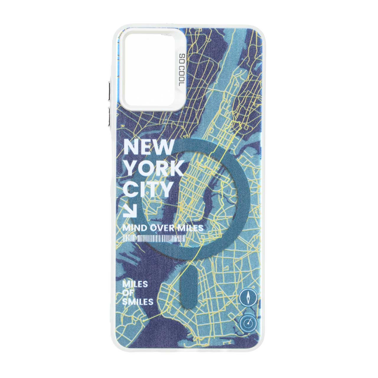 قاب مگ سیف SO COOL طرح New York سامسونگ مدل Samsung Galaxy A06