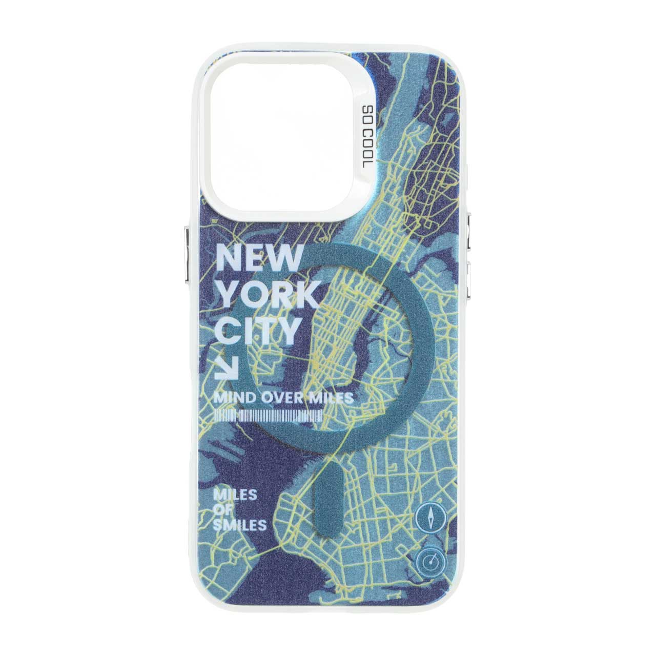 قاب مگ سیف SO COOL طرح New York مدل Apple iPhone 13 Pro