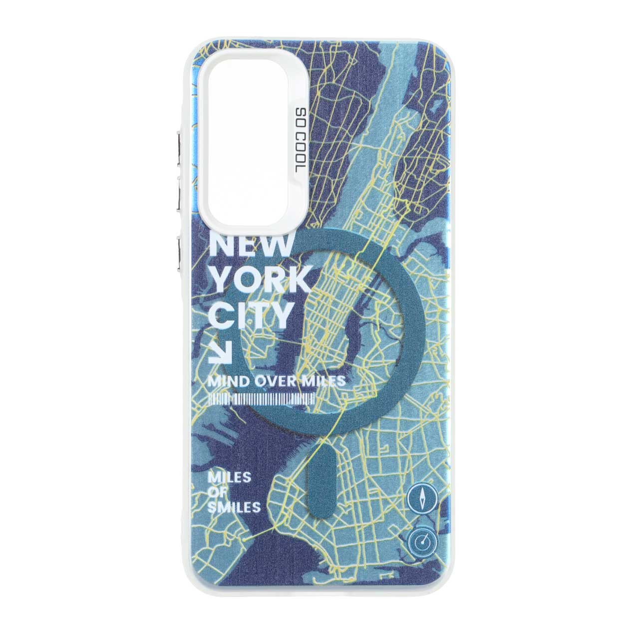 قاب مگ سیف SO COOL طرح New York سامسونگ مدل Samsung Galaxy A35 A55
