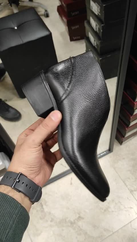 نیم بوت زنانه چرم طبیعی مدل لاله new