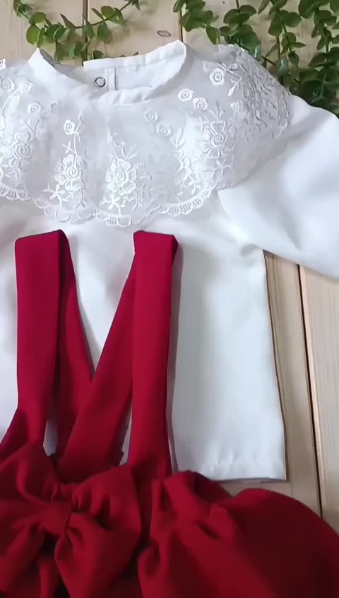 شومیز دامن دخترانه سایز یک سال