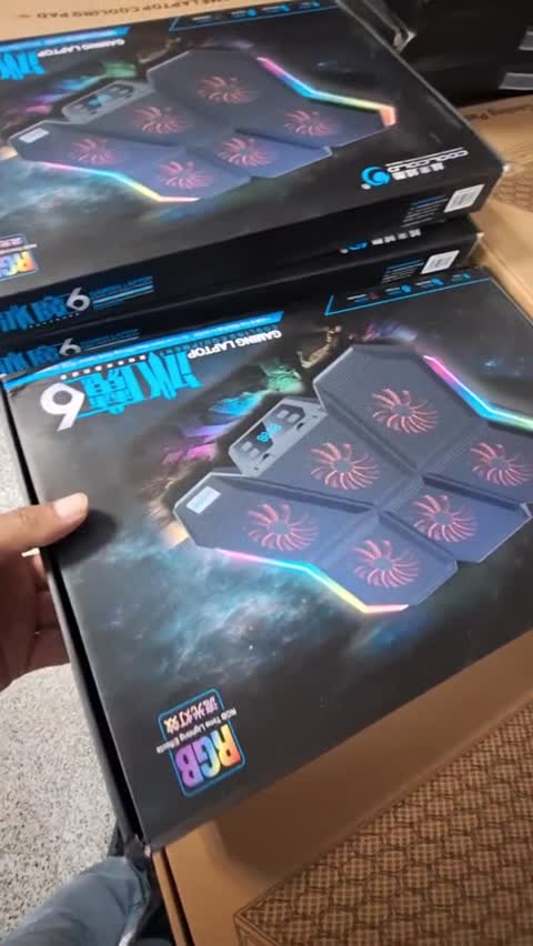 پایه خنک کننده لپ تاپ کول کلد CoolCold K40 | کول پد گیمینگ RGB