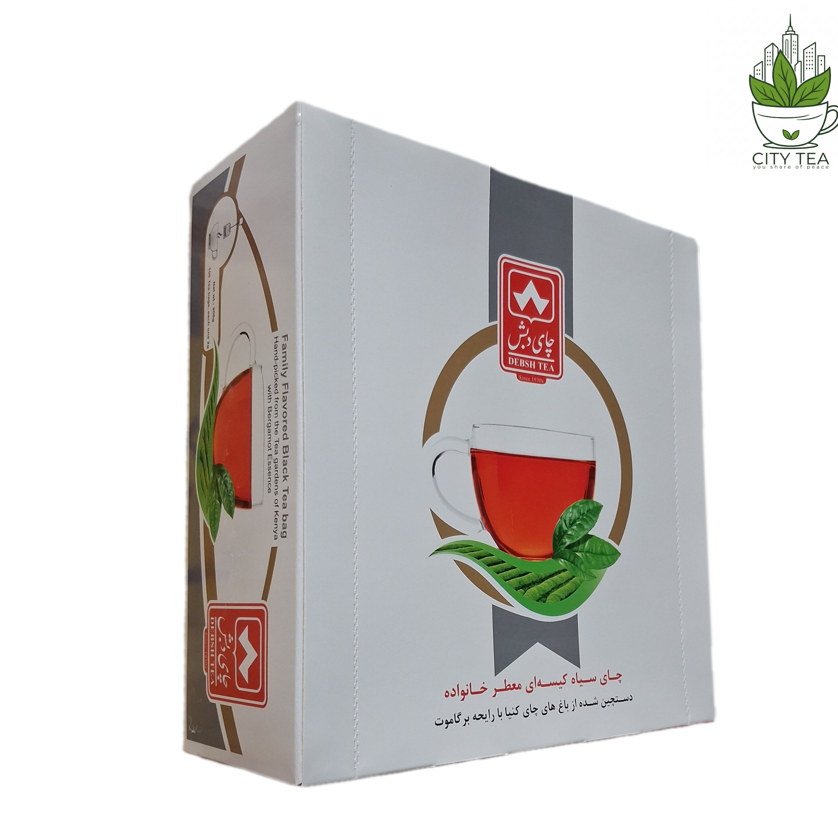 چای کیسه ای 100 عددی عطری-دبش