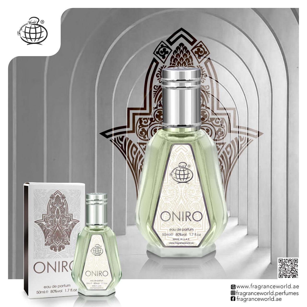 عطر ادکلن اونیرو 50 میل انیرو فراگرنس ورد Fragrance World oniro