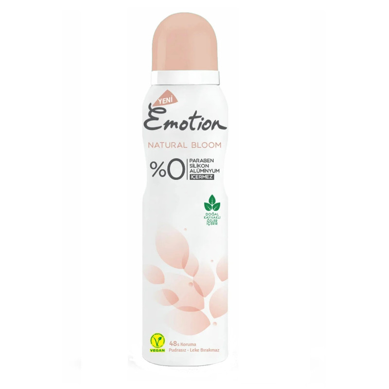 اسپری بدن زنانه ایموشن مدل natural bloom حجم 150 میلی لیتر