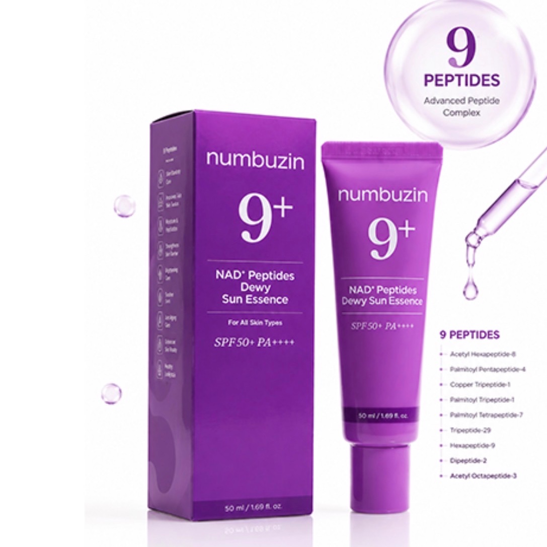 ضد آفتاب لیفت کننده و ضد چروک نامبوزین شماره 9 پپتاید SPF50+ PA++++