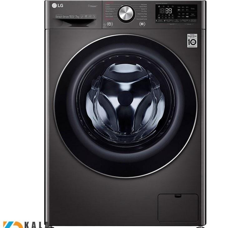 ماشین لباسشویی ال جی 10.5 کیلویی V9 رنگ دودی مدل WV9142BRP