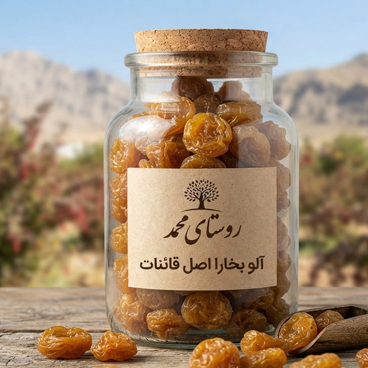 آلو خشک درجه یک صادراتی قائنات *روستای ممد*