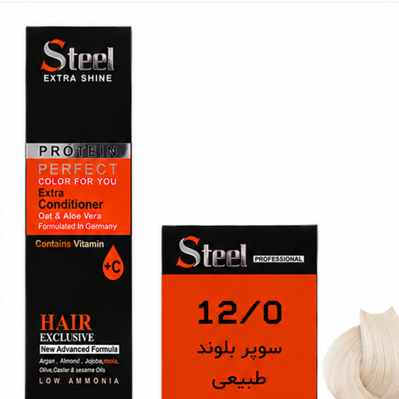 رنگ مو استیل شماره 12.0 سوپر بلوند طبیعی