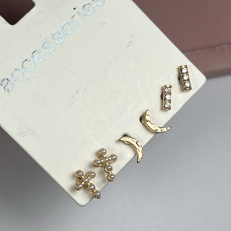 پک گوشواره مجموعه 3جفتی کد 207