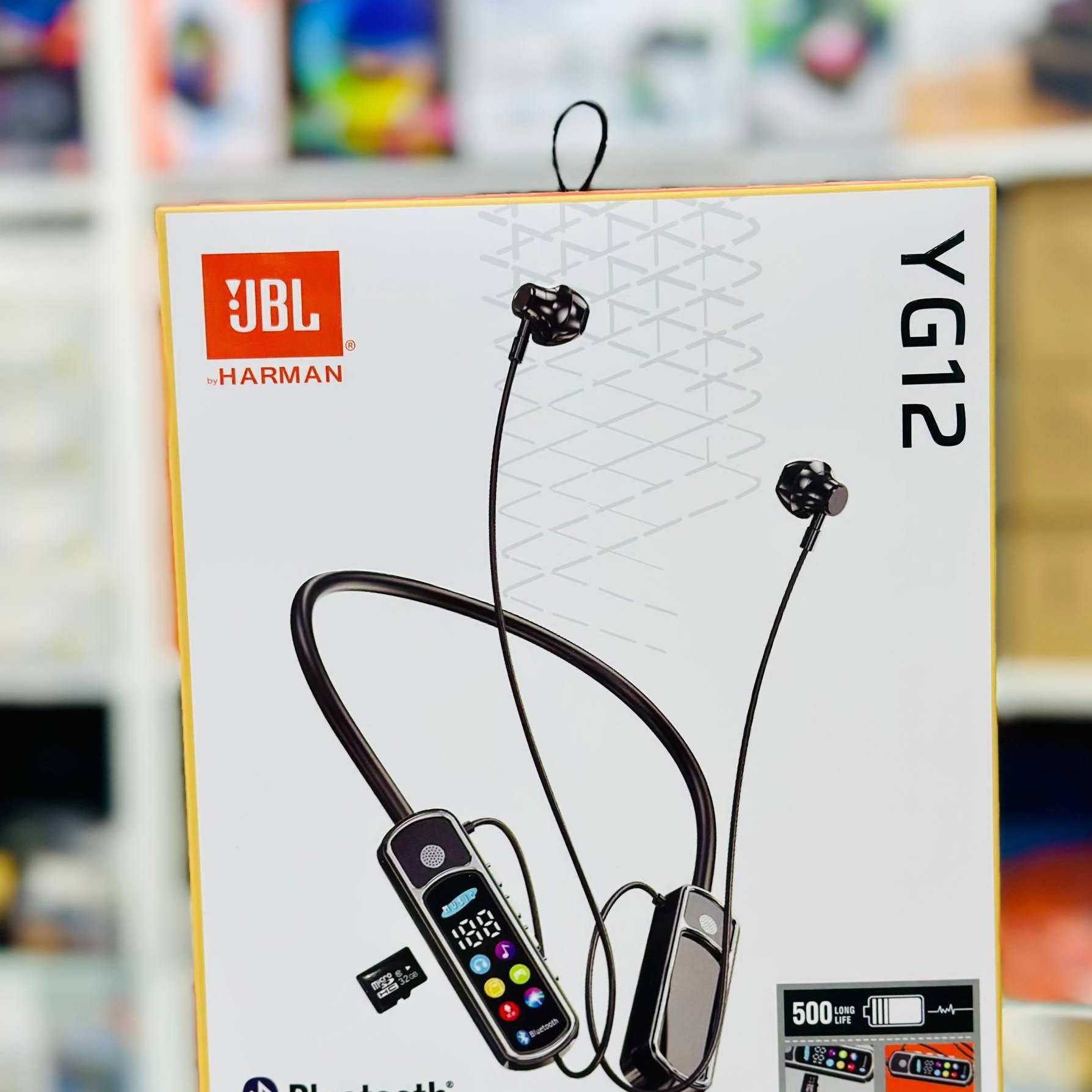 هدفون گردنی JBL مدل YG12 بلوتوث دار 