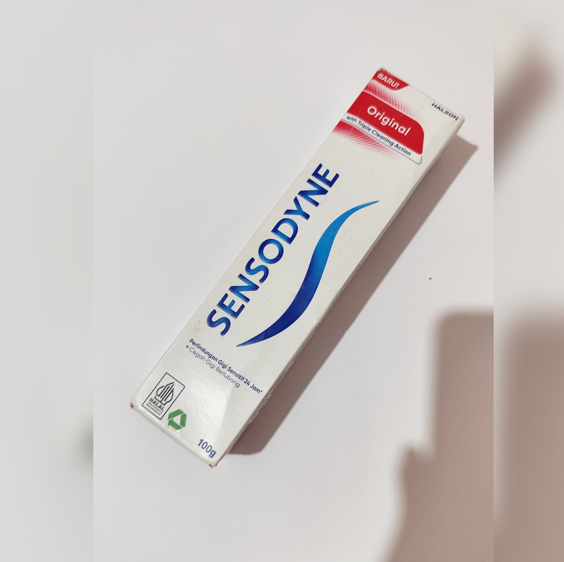  خمیردندان سنسوداین اورجینال SENSODYNE فلیور قرمز محافظت کامل از دندان ها