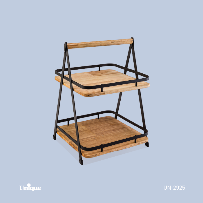 استند چوبی مربع 2طبقه کد UN-2925