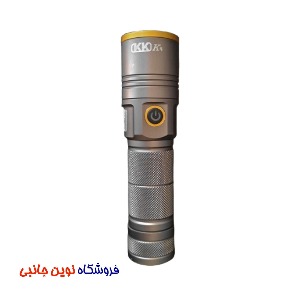 چراغ قوه KK زینگارو مدل K4 ا The KK K4 professional flashlight – power and technology in one body (تک/عمده)