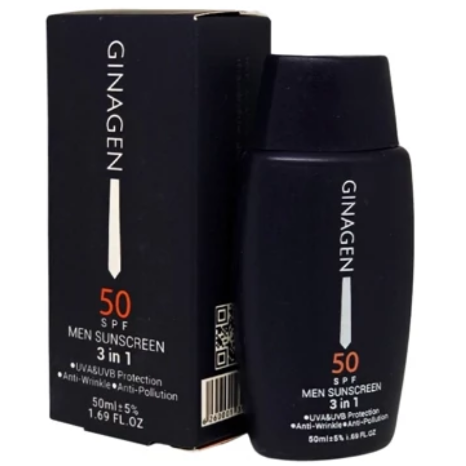 ضد افتاب اقایان ژیناژن spf50 حجم 50 میل ( اصل هست)