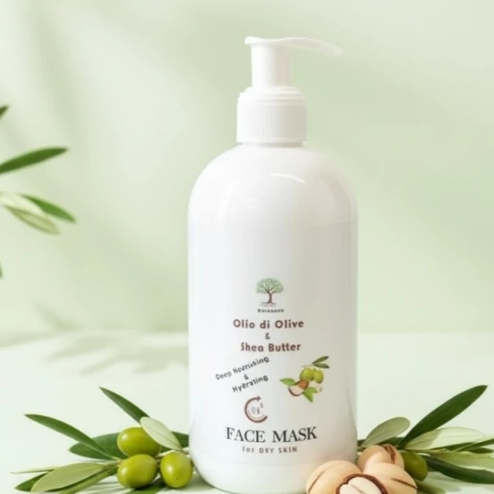 ماسک صورت حاوی روغن زیتون و شی باتر 300 میلی