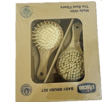 شانه برس چوبی 2 عددی چیکو
