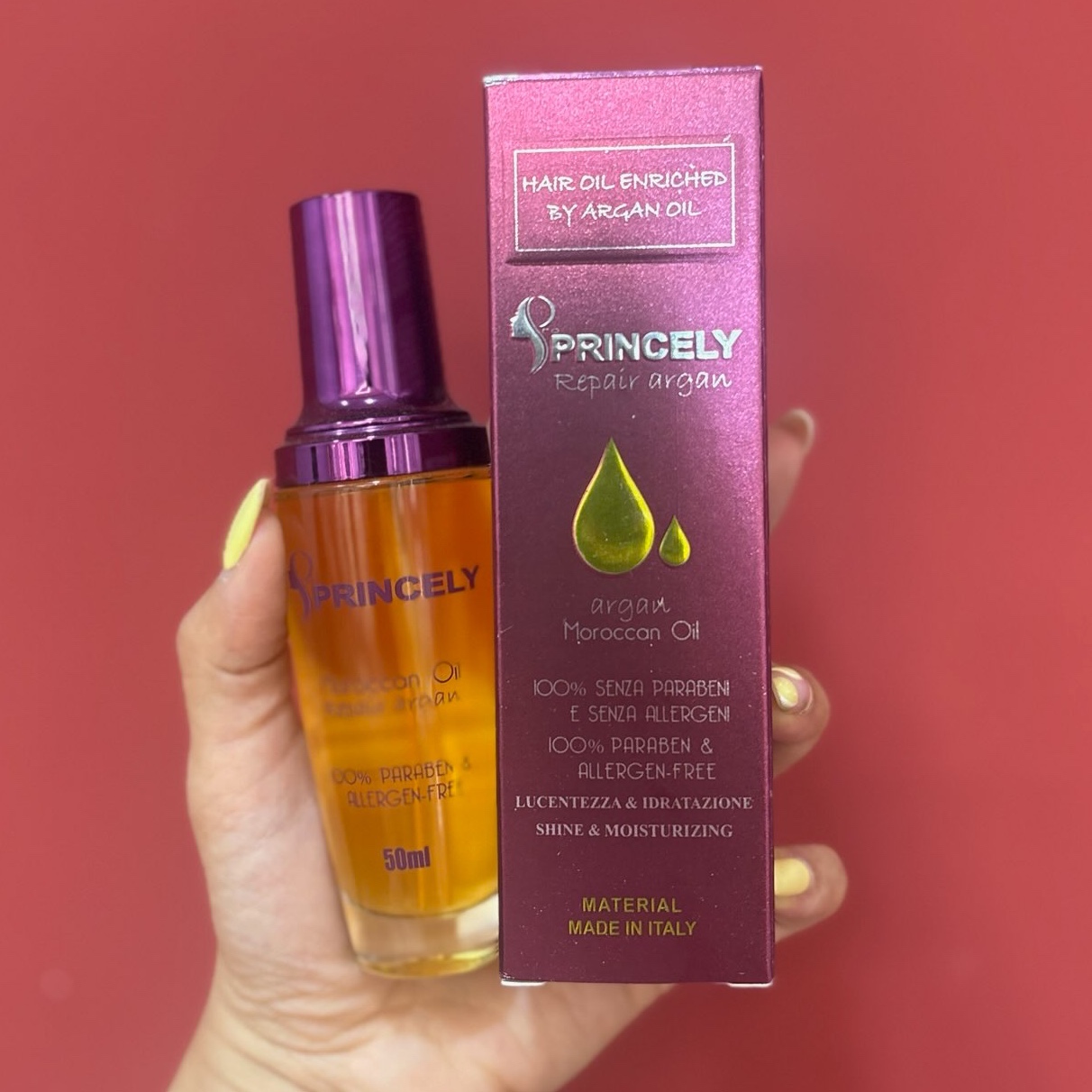 روغن آرگان پروپرنسلی مدل Argan Moroccan Oil حجم 50 میلی لیتر