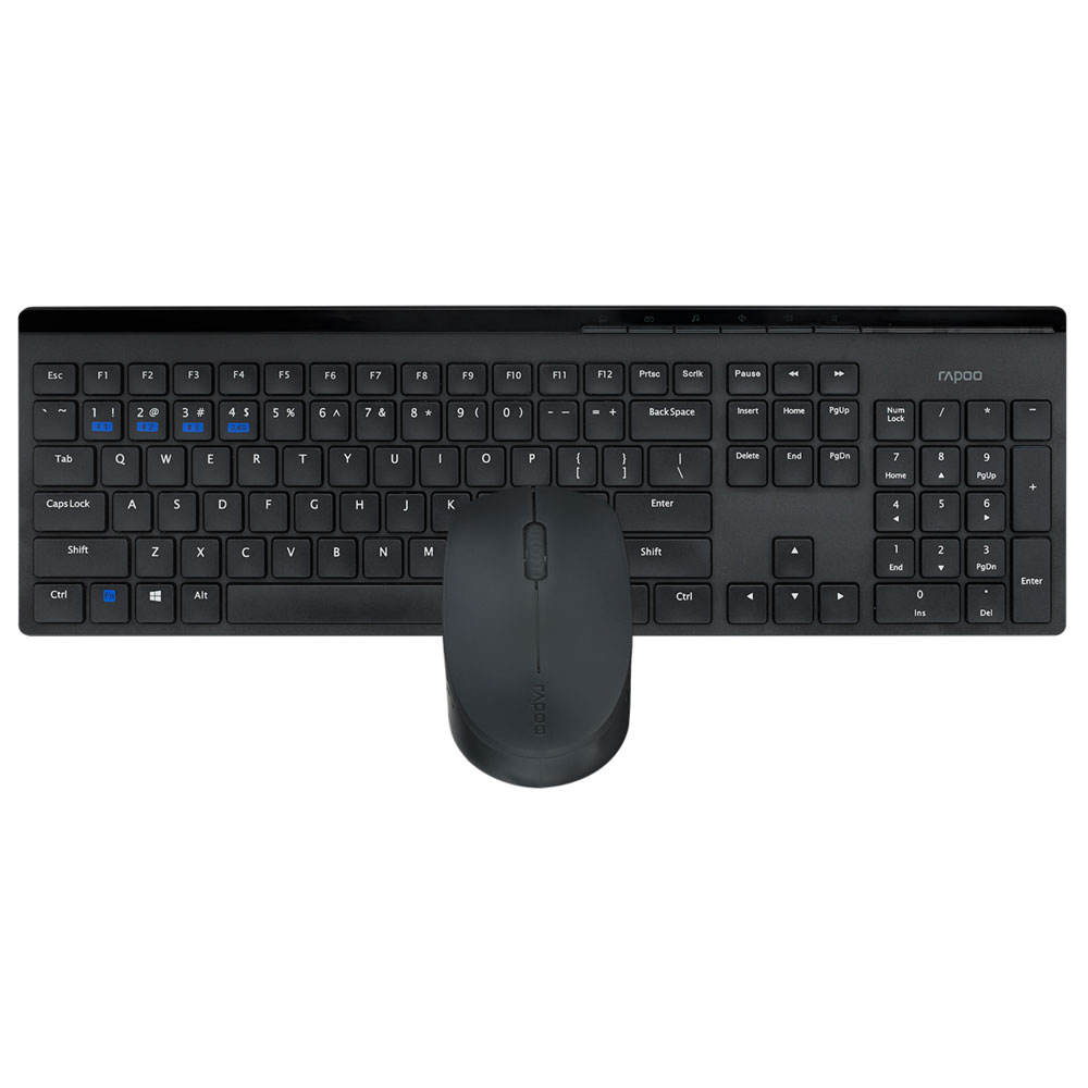 ست کیبورد و ماوس بیسیم سایلنت رپو مدل Rapoo 8110M