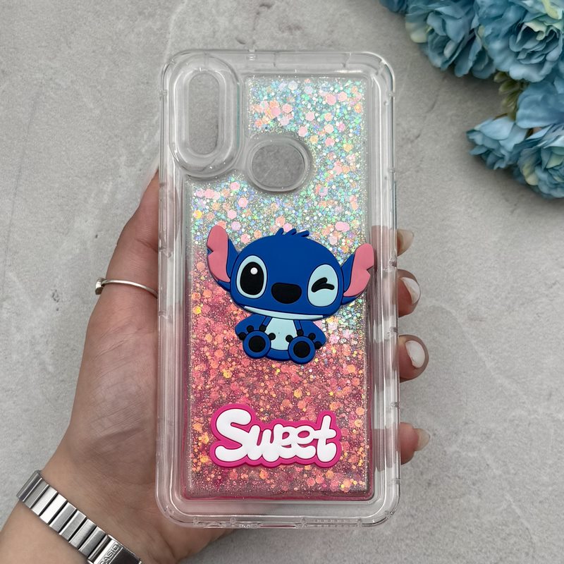 قاب گوشی Galaxy A10S سامسونگ اکلیلی بالشتی عروسکی برجسته طرح استیج STITCH کد 166461