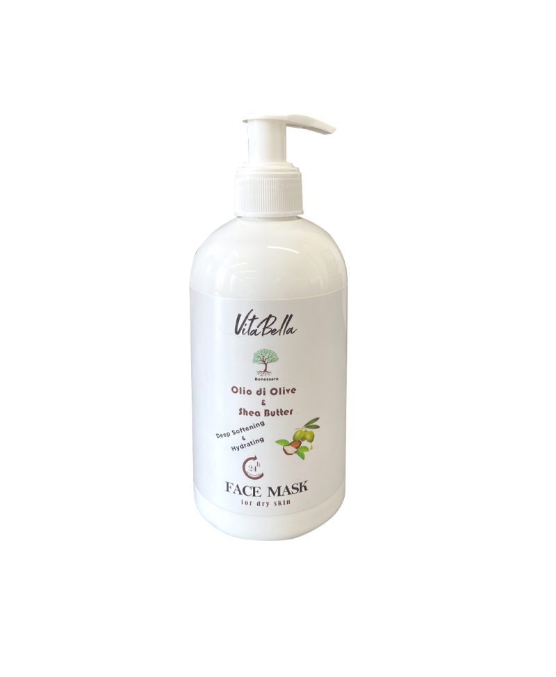 ماسک صورت روغن زیتون و شی باتر کد MZB05 هوران مارکت