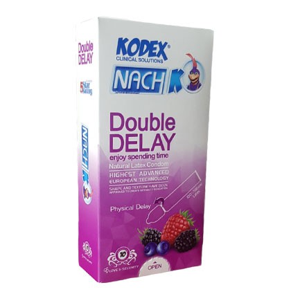کاندوم تاخیری کدکس مدل Double Delay بسته 10 عددی