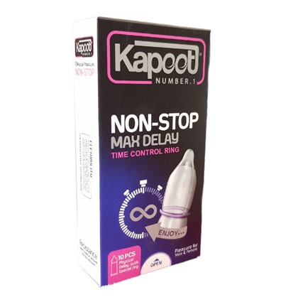کاندوم تاخیری کاپوت مدل NON STOP بسته 10 عددی