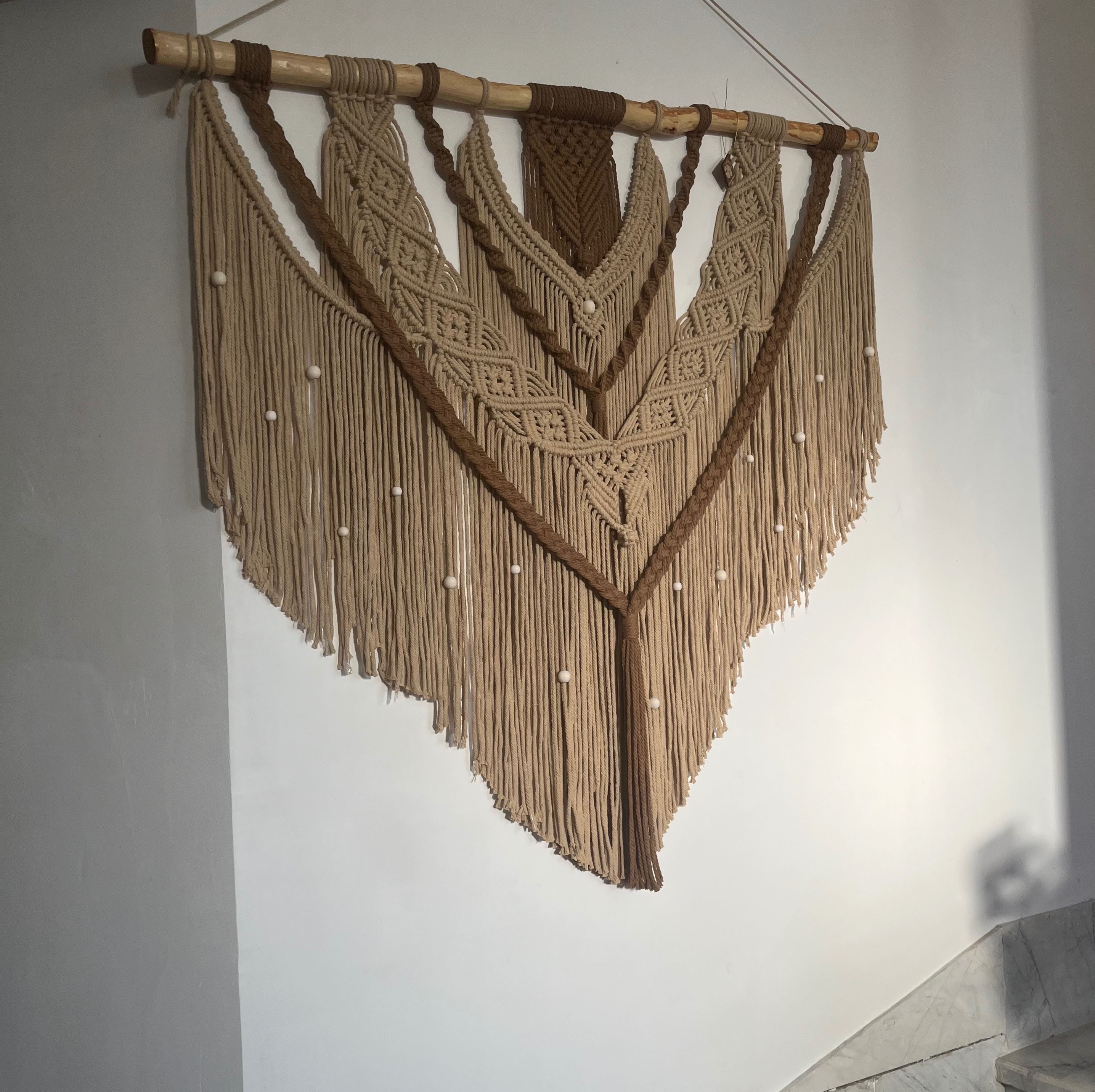 دیوارکوب اویز مکرومه ترند طرح شاهان