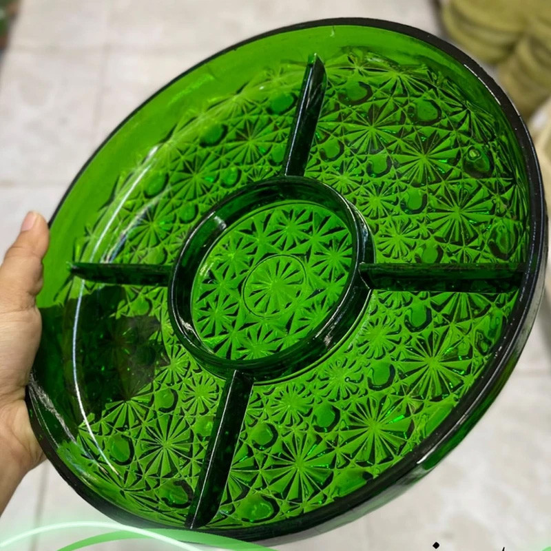 آجیل خوری مدل گرد 5 خانه کد 2531 مجموعه دو عددی