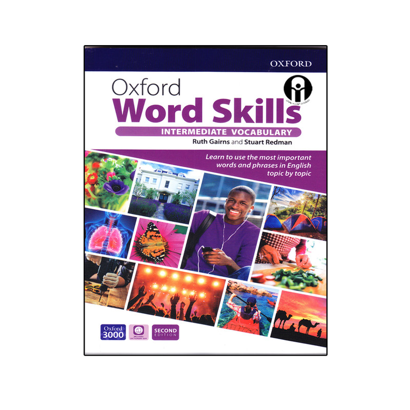 کتاب Oxford Word Skills Intermediate Vocabulary Second Edition اثر Ruth Gairns And Stuart Redman انتشارات الوندپویان 2UN