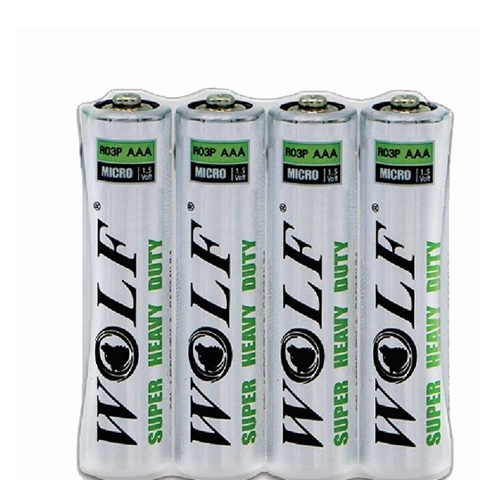 باتری نیم قلمی شیرینک Super Heavy Duty ولف (4عددی) کد 4056